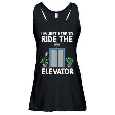 Elevator Mechanic Engineer Funny Elevators Lovers Take Ride Ladies Essential Flowy Tank