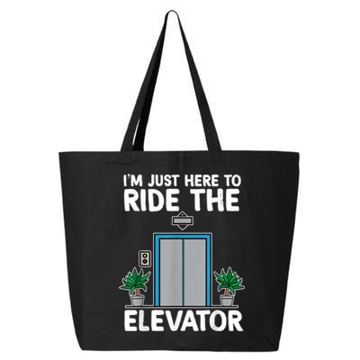 Elevator Mechanic Engineer Funny Elevators Lovers Take Ride 25L Jumbo Tote