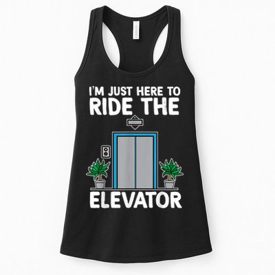 Elevator Mechanic Engineer Funny Elevators Lovers Take Ride Womens Tank Top