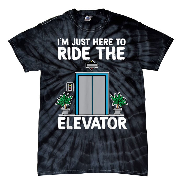 Elevator Mechanic Engineer Funny Elevators Lovers Take Ride Tie-Dye T-Shirt