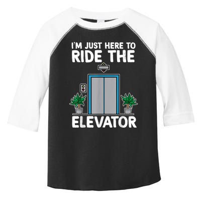 Elevator Mechanic Engineer Funny Elevators Lovers Take Ride Toddler Fine Jersey T-Shirt