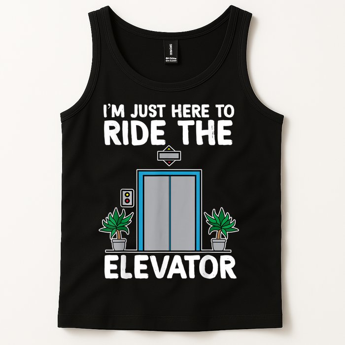 Elevator Mechanic Engineer Funny Elevators Lovers Take Ride Tank Top
