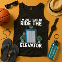 Elevator Mechanic Engineer Funny Elevators Lovers Take Ride Tank Top