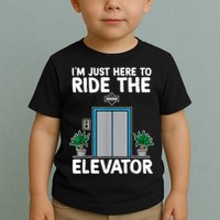 Elevator Mechanic Engineer Funny Elevators Lovers Take Ride Toddler T-Shirt