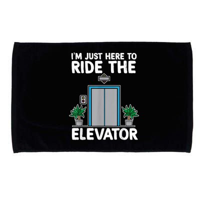 Elevator Mechanic Engineer Funny Elevators Lovers Take Ride Microfiber Hand Towel