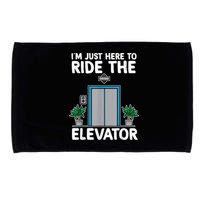 Elevator Mechanic Engineer Funny Elevators Lovers Take Ride Microfiber Hand Towel