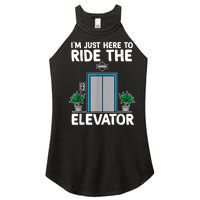 Elevator Mechanic Engineer Funny Elevators Lovers Take Ride Women's Perfect Tri Rocker Tank