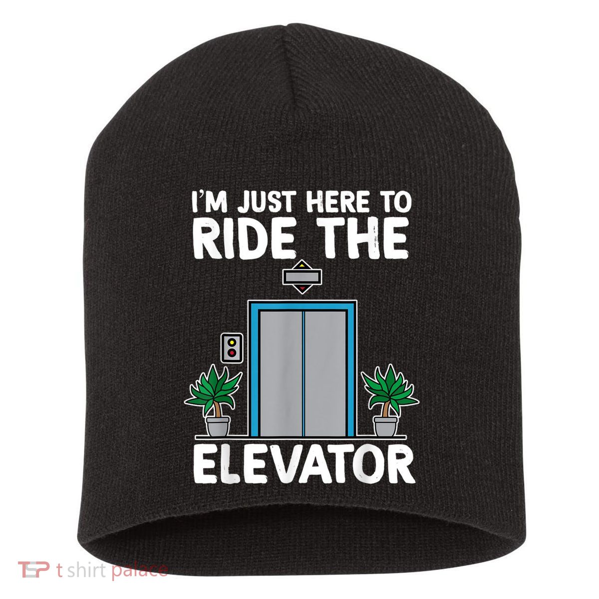 Elevator Mechanic Engineer Funny Elevators Lovers Take Ride Short Acrylic Beanie