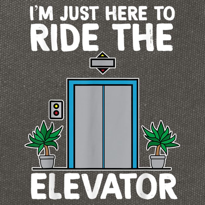 Elevator Mechanic Engineer Funny Elevators Lovers Take Ride Cotton Canvas Backpack