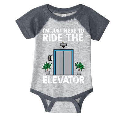 Elevator Mechanic Engineer Funny Elevators Lovers Take Ride Infant Baby Jersey Bodysuit