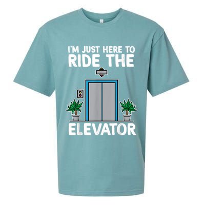 Elevator Mechanic Engineer Funny Elevators Lovers Take Ride Sueded Cloud Jersey T-Shirt