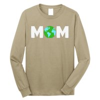 Earth Mom Earthday Science Earth Day Gift Long Sleeve Shirt