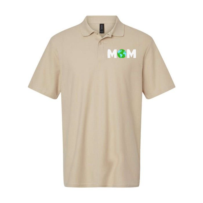 Earth Mom Earthday Science Earth Day Gift Softstyle Adult Sport Polo