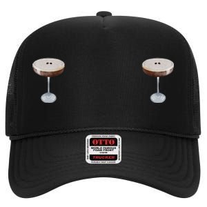 Espresso Martini High Crown Mesh Back Trucker Hat