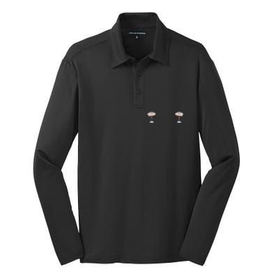 Espresso Martini Silk Touch Performance Long Sleeve Polo