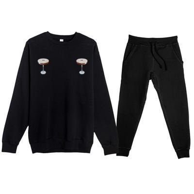 Espresso Martini Premium Crewneck Sweatsuit Set