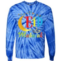 Eid Mubarak Eid Algreat Giftfitr And Eid Algreat Giftadha Eid Ramadan Islamic Tie-Dye Long Sleeve Shirt