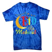 Eid Mubarak Eid Algreat Giftfitr And Eid Algreat Giftadha Eid Ramadan Islamic Tie-Dye T-Shirt