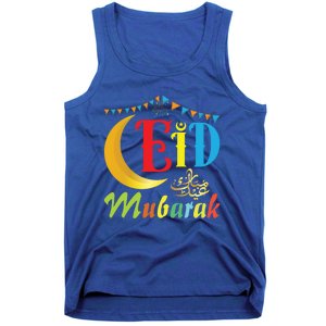 Eid Mubarak Eid Algreat Giftfitr And Eid Algreat Giftadha Eid Ramadan Islamic Tank Top