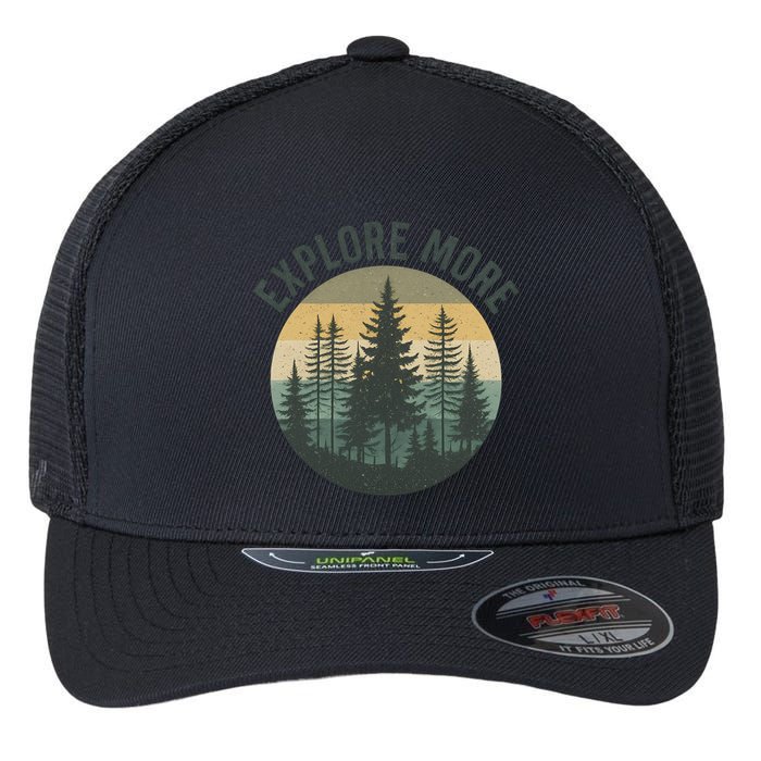 Explore More Flexfit Unipanel Trucker Cap