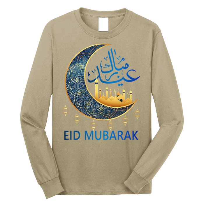 Eid Mubarak Eid Clothes for Muslim Ramadan Eid al Fitr Long Sleeve Shirt