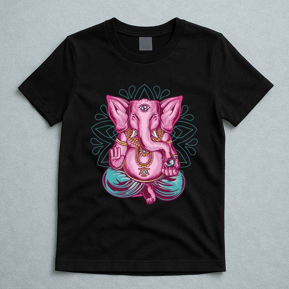 Elephant Meditating T-Shirt