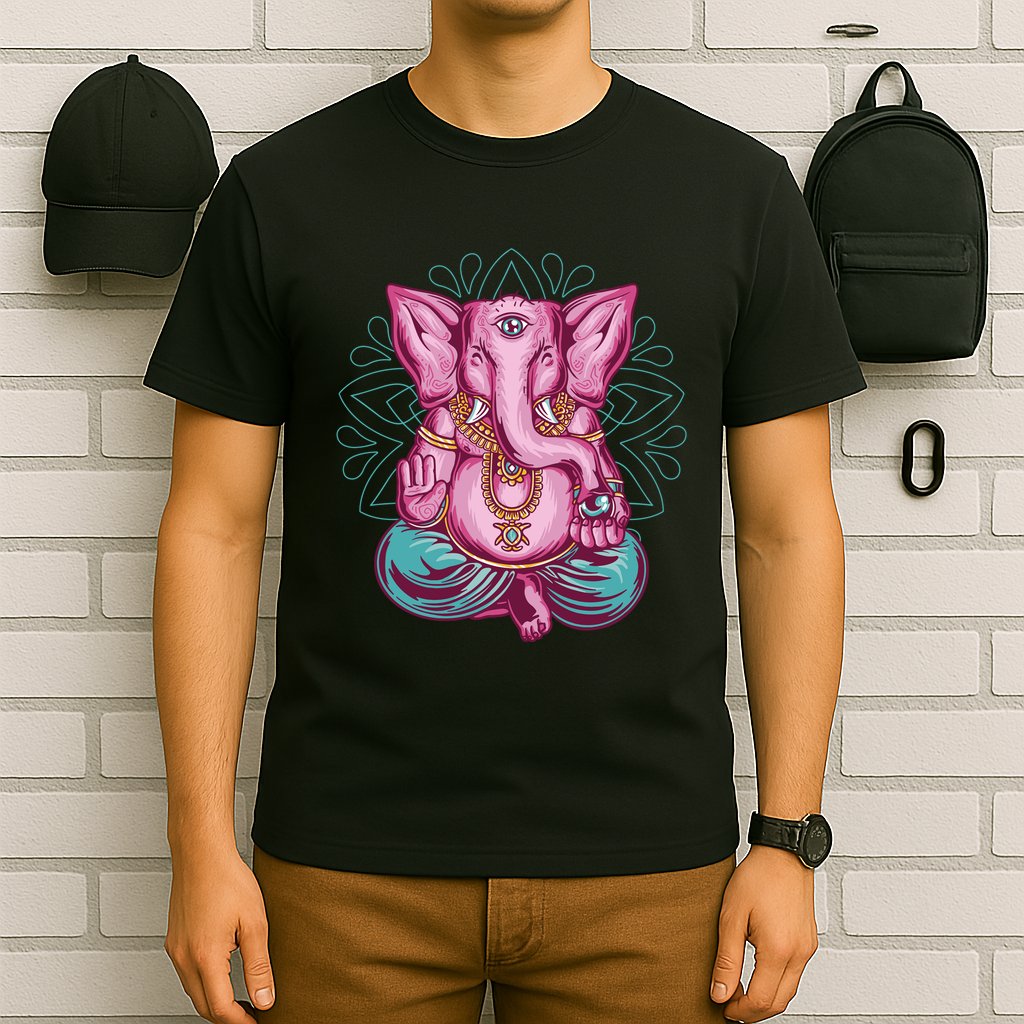 Elephant Meditating T-Shirt