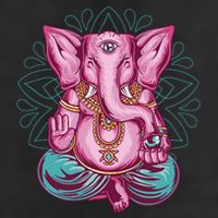 Elephant Meditating Adult Drive Performance Visor