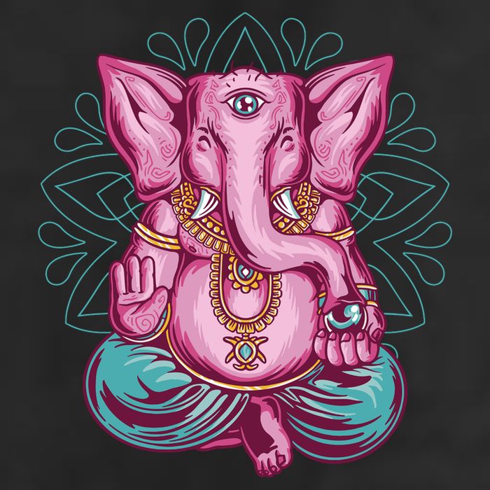 Elephant Meditating Adult Drive Performance Visor