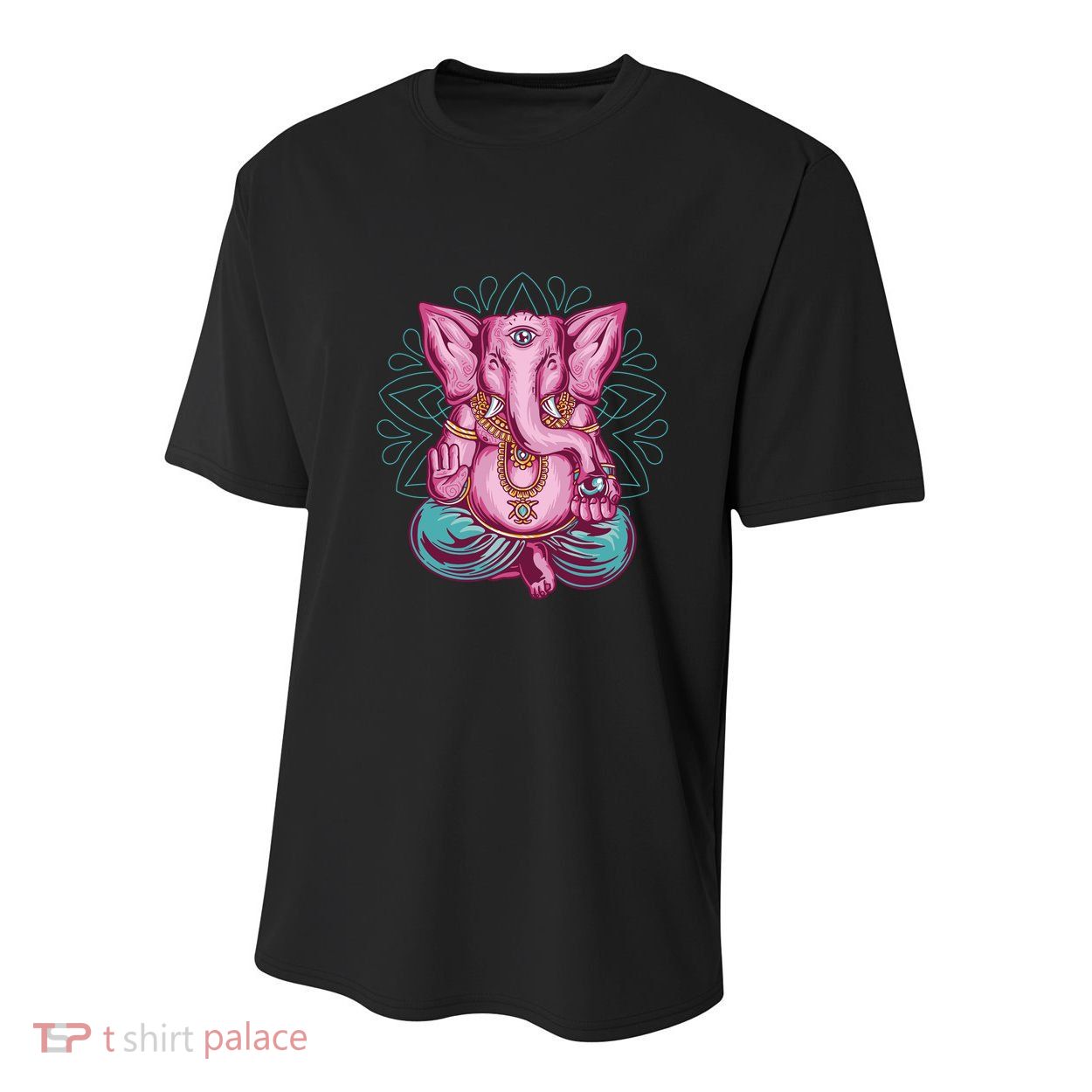 Elephant Meditating Youth Performance Sprint T-Shirt