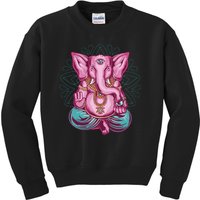 Elephant Meditating Kids Sweatshirt