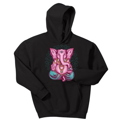 Elephant Meditating Kids Hoodie