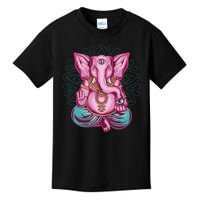 Elephant Meditating Kids T-Shirt