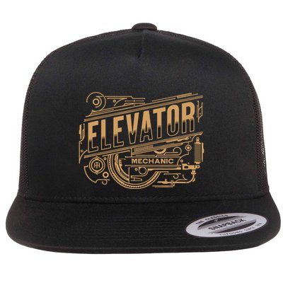 Elevator Mechanic Flatbill Hat