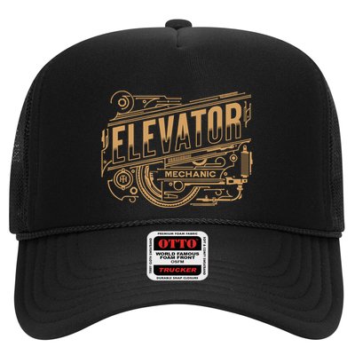 Elevator Mechanic Trucker Hat