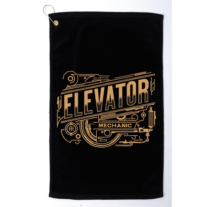 Elevator Mechanic Golf Towel