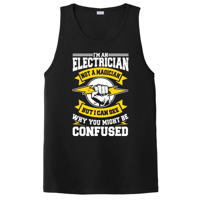 Electrician Magician Electrical Repairman Electronics Tech PosiCharge Competitor Tank