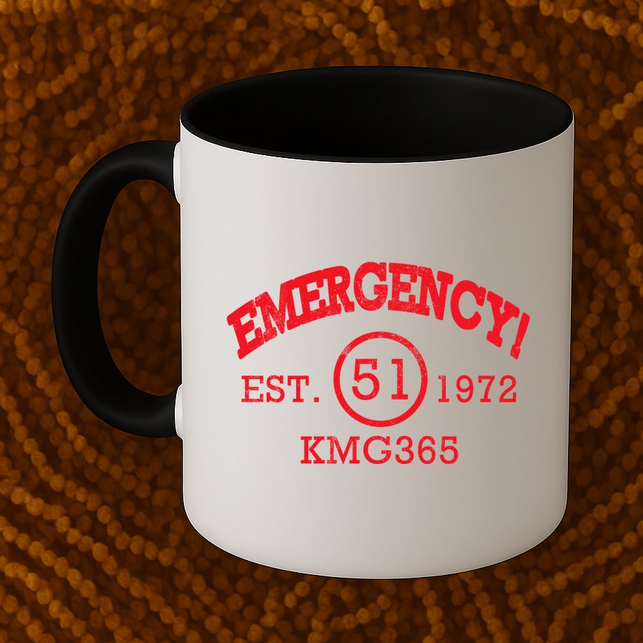 Emergency Est 1972 KMG365 Mug