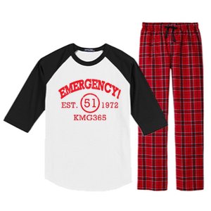 Emergency Est 1972 KMG365 Raglan Sleeve Pajama Set