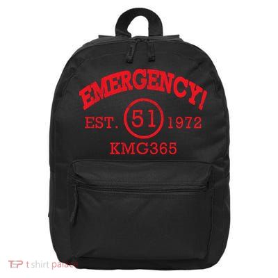 Emergency Est 1972 KMG365 16 in Basic Backpack