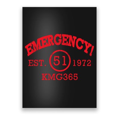 Emergency Est 1972 KMG365 Poster