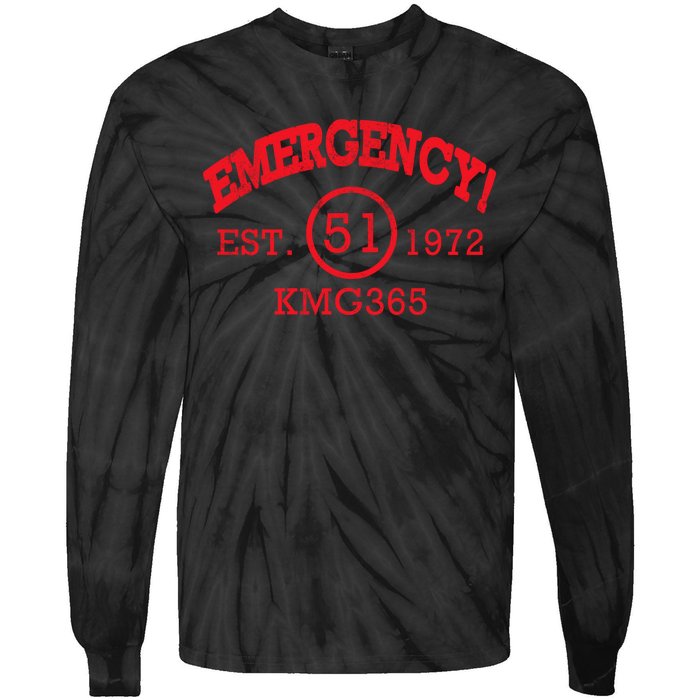 Emergency Est 1972 KMG365 Tie-Dye Long Sleeve Shirt