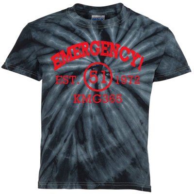 Emergency Est 1972 KMG365 Kids Tie-Dye T-Shirt