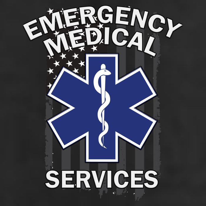 Emergency Medical Services Flag Cool Comfort Performance Bucket Hat