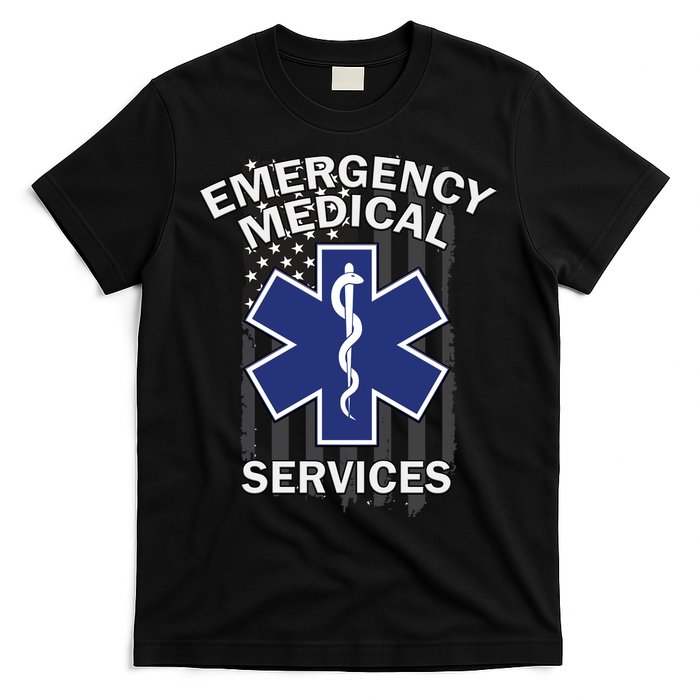 Emergency Medical Services Flag T-Shirt