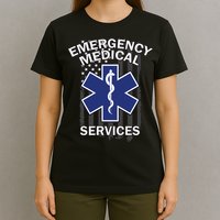 Emergency Medical Services Flag T-Shirt