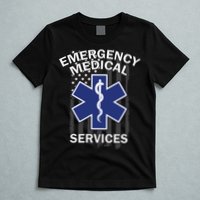 Emergency Medical Services Flag T-Shirt