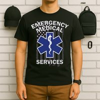 Emergency Medical Services Flag T-Shirt