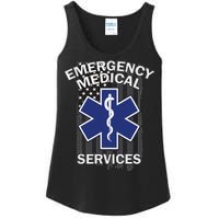 Emergency Medical Services Flag Ladies Essential Tank