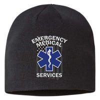 Emergency Medical Services Flag Sustainable Beanie